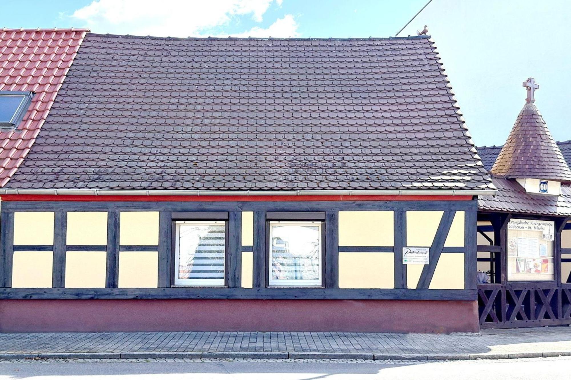 Ferienhaus An Der Postmeilensaeule Люббенау Екстер'єр фото